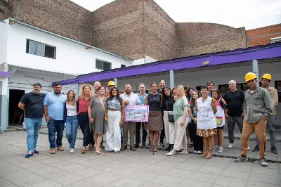 Avanzan los importantes trabajos de infraestructura en la ES N° 6 y la EP N° 48 de Bernal Oeste