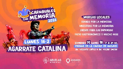 Llegan a Quilmes los "Carnavales con Memoria" con entrada libre y gratuita