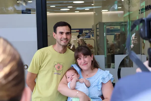 El caso Benjamín: nació durante un control de rutina y el Hospital Británico bautizó el consultorio en su honor