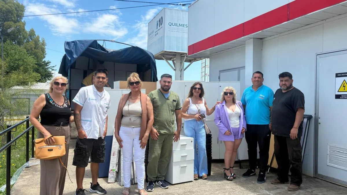 La Cooperadora del Hospital Iriarte entregó equipamiento donado por la Fundación OSDE al UPA 17 de Bernal