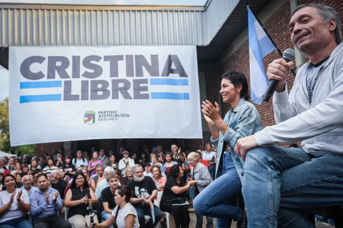 Mayra Mendoza asumió nuevamente la presidencia del PJ Quilmes acompañada por Máximo Kirchner
