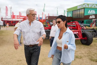 Mayra Mendoza recorrió la ExpoAgro 2026 y destacó el rol del campo