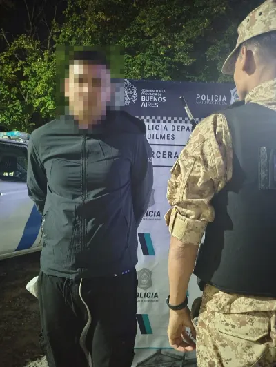 Cayó un prófugo por intento de homicidio tras una persecución