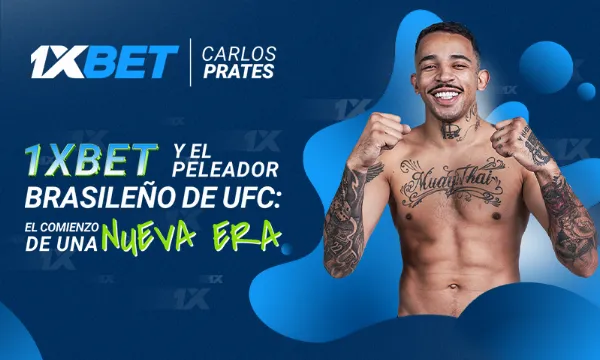 1xBet llega al octágono: la estrella latinoamericana de UFC Carlos Prates es el nuevo embajador de la marca
