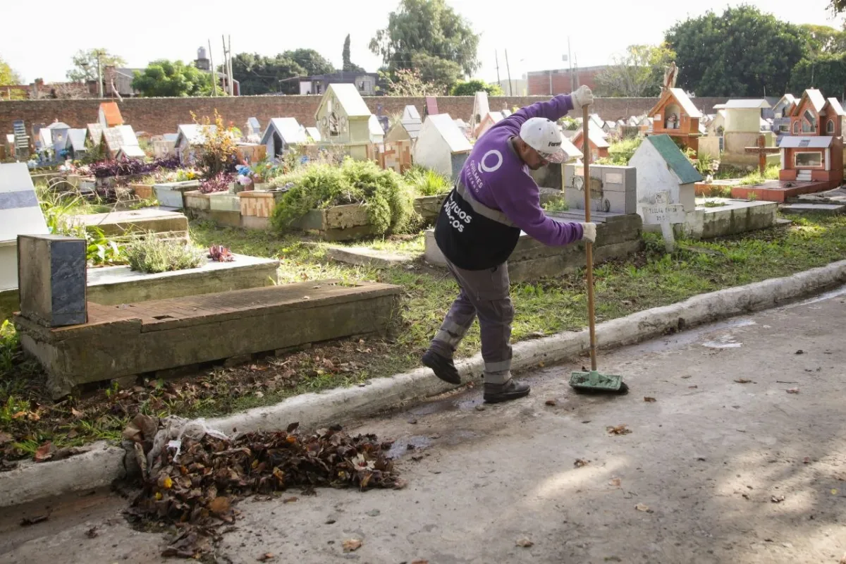 La comuna avanza en la puesta en valor del Cementerio Municipal