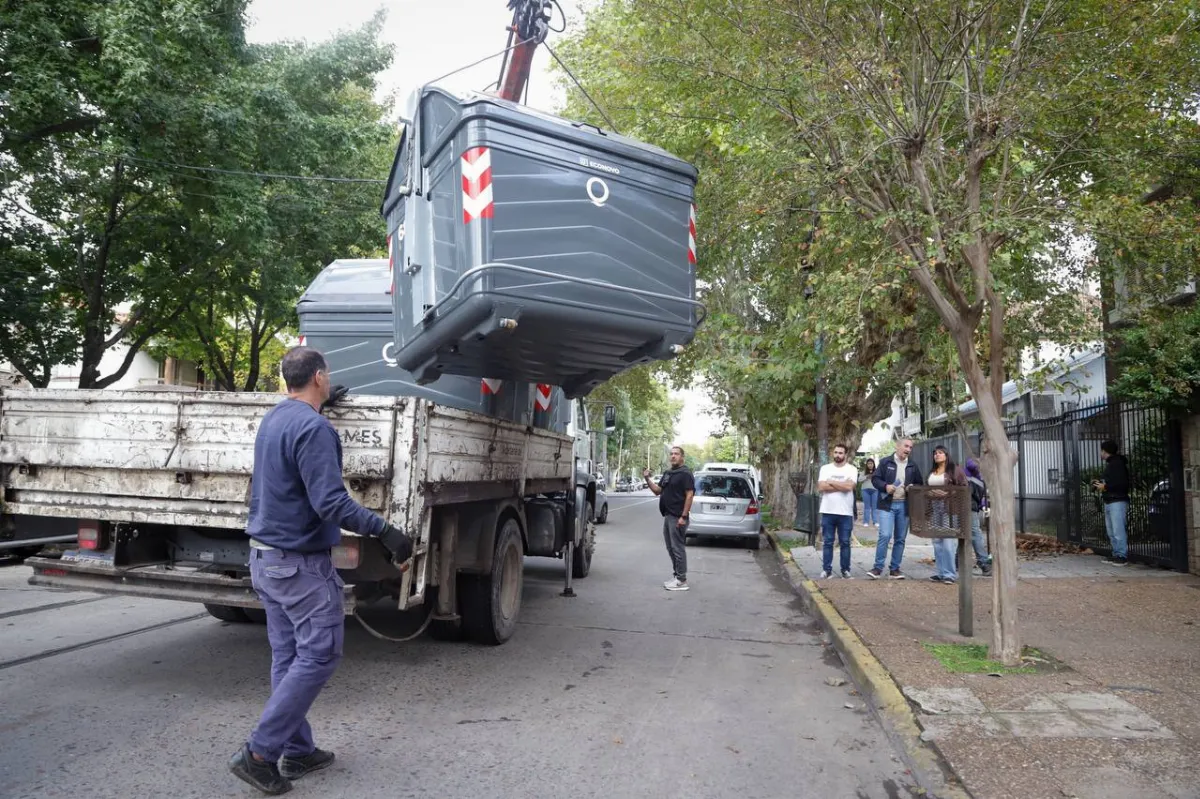 El Municipio avanza en Quilmes Centro con la ampliación de la zona de contenerización
