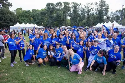 Mayra Mendoza y Eva Mieri participaron de la jornada por el Día Mundial de Concientización sobre el Autismo