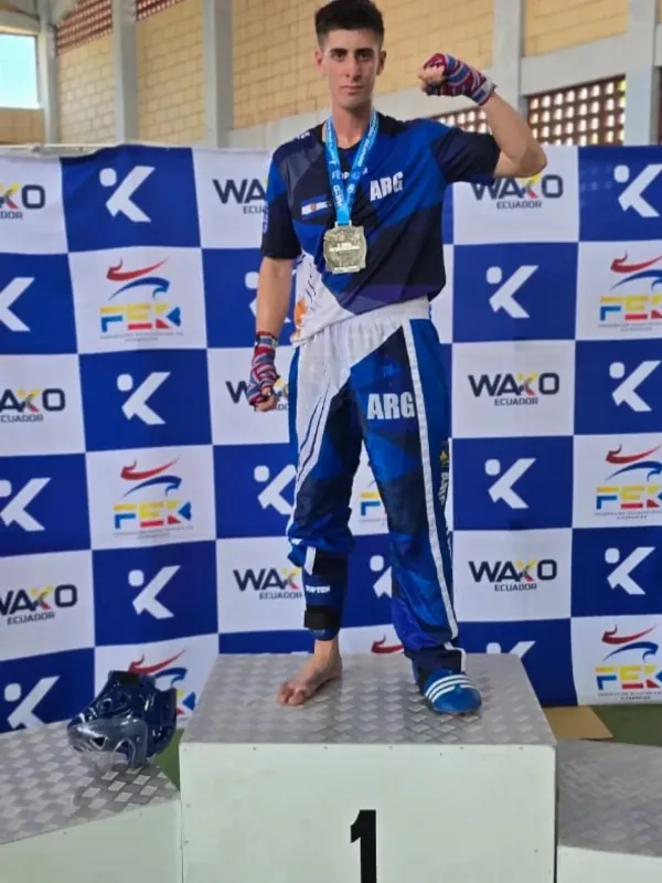 Orgullo de Bernal: Nicolás Lorefice se consagró campeón internacional en Ecuador