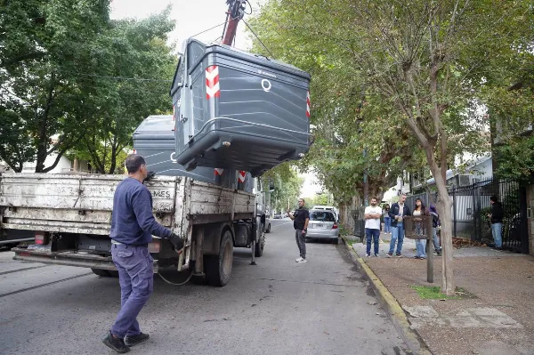 El Municipio avanza en Quilmes Centro con la ampliación de la zona de contenerización
