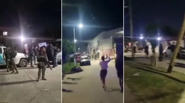 Tensión en Villa Azul durante un allanamiento por narcotráfico: incidentes, corridas y una policía herida