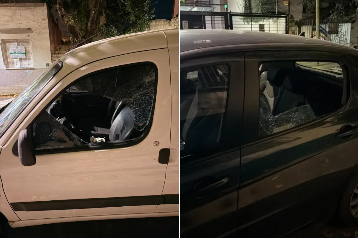 Rompieron vidrios de autos y robaron pertenencias en pleno centro de Quilmes