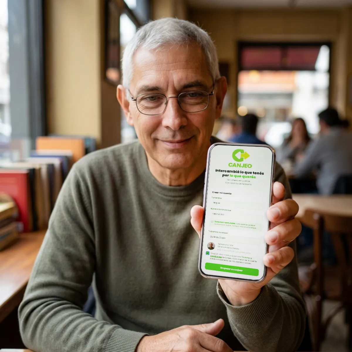 Tiene 73 años, es de Quilmes y creo una app gratuita de trueque con IA