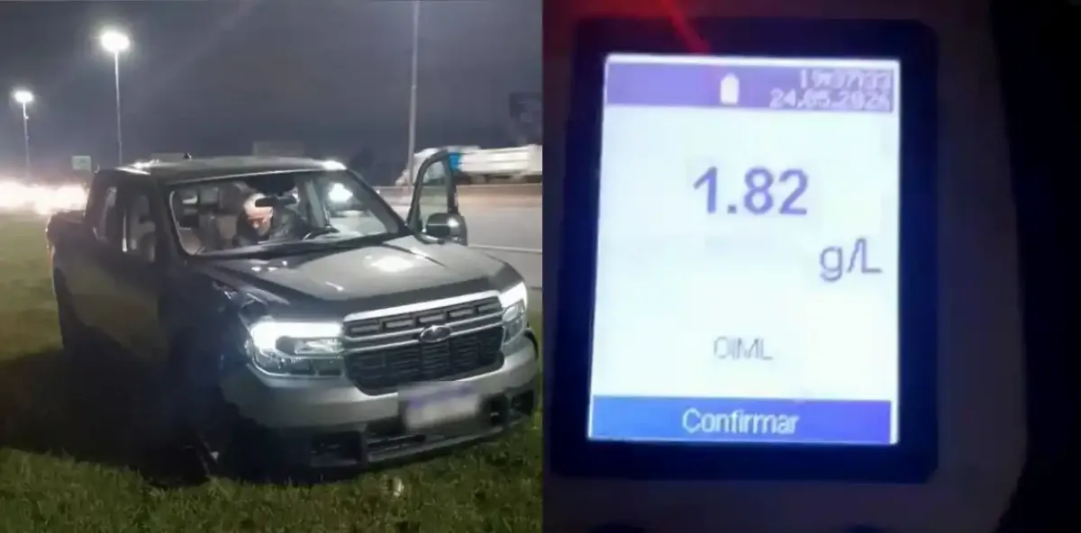 "Estoy hasta los huevos": Conductor alcoholizado atropelló a un policía