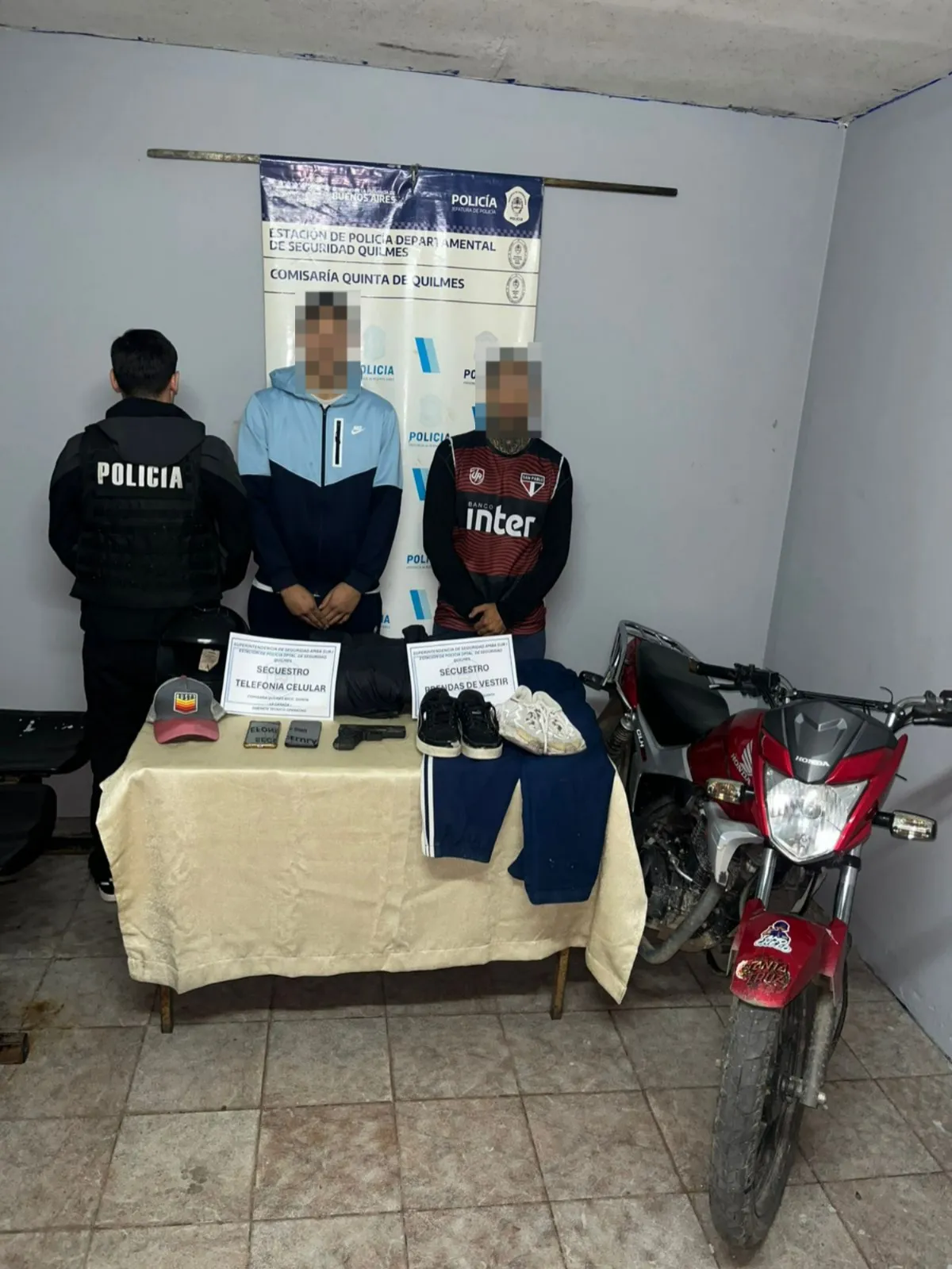 Detuvieron a los asaltantes que golpearon a empleados en una fábrica de Quilmes Oeste