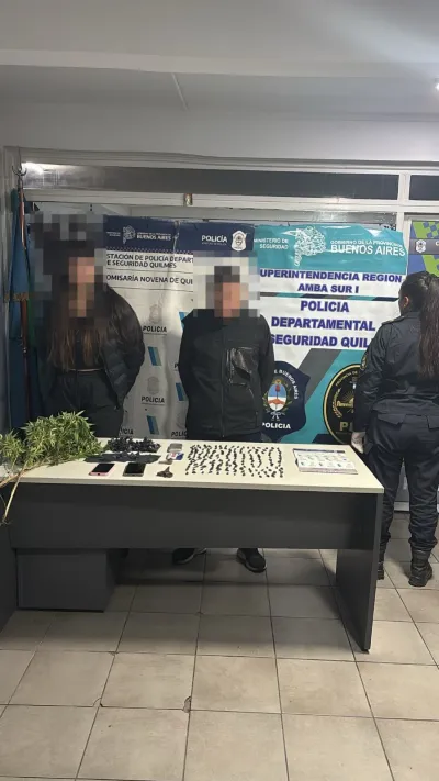 Operativo antidroga en Quilmes Oeste: Desmantelaron un punto de vento y detuvieron a dos personas