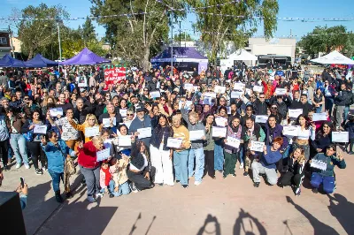 El Municipio anunció la continuidad de la obra en la Escuela Secundaria de La Matera