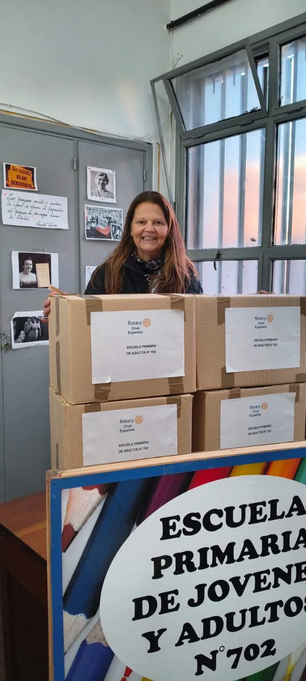 Rotary Club Ezpeleta realizó nuevas donaciones para instituciones educativas