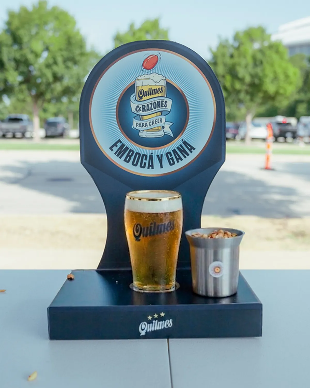 CERVEZA GRATIS: Quilmes te invita a embocar el maní