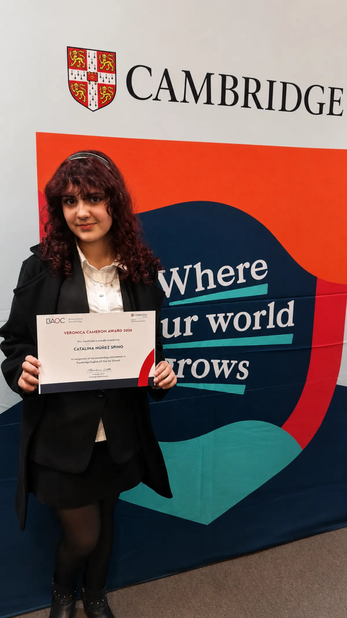 Una joven de Bernal obtuvo el mejor promedio nacional en los exámenes Cambridge