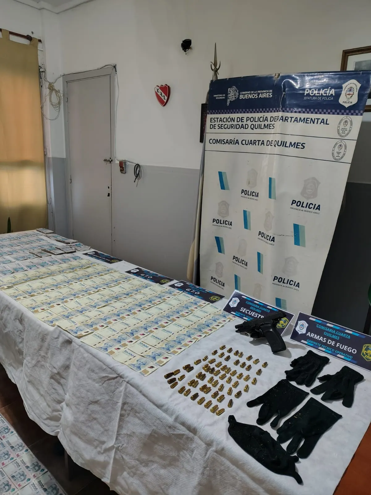 Cayó un centro de fraccionamiento de drogas en Quilmes Centro