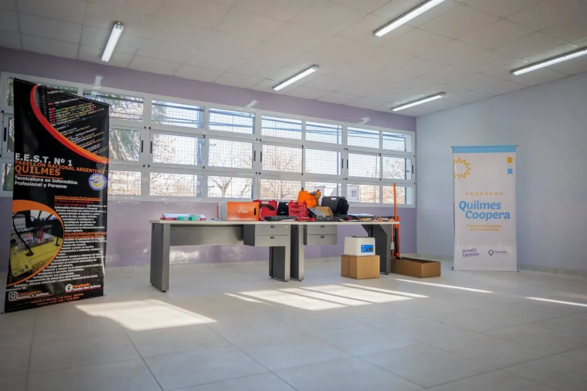Avanza la puesta en valor y construcción de nuevos espacios en la Escuela Técnica N° 1