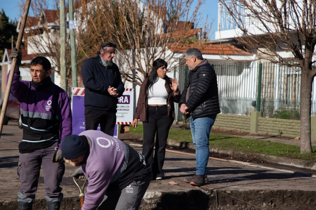 El Plan Municipal de Bacheo sigue adelante en el oeste del distrito