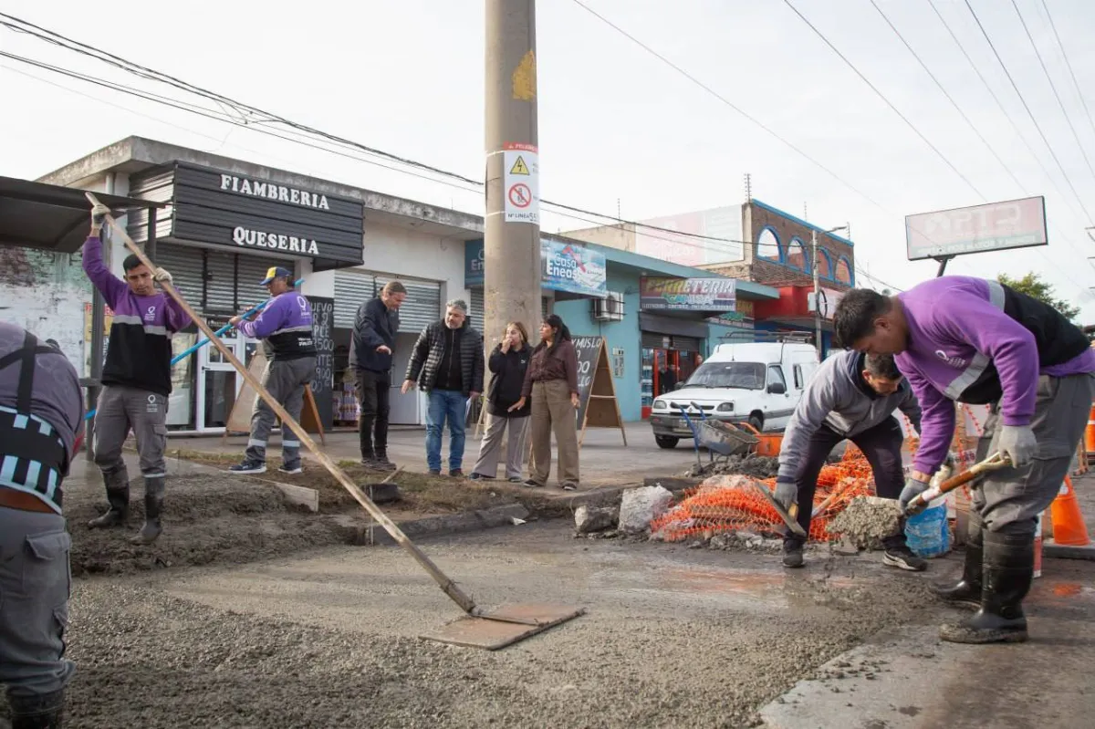 La comuna continúa con los operativos de bacheo