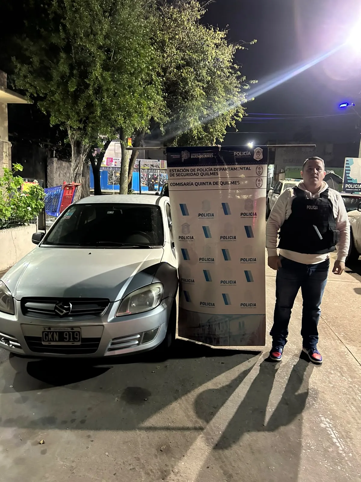 Localizaron el auto de una banda de entraderas y detuvieron a un hombre