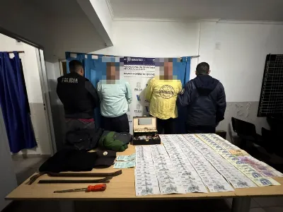 La Policía de Quilmes persiguió y detuvo a integrantes de una banda de entraderas