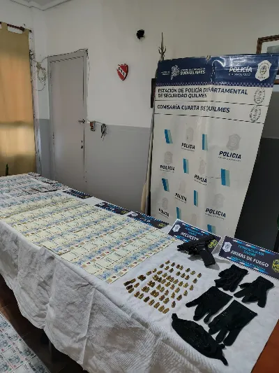 Cayó un centro de fraccionamiento de drogas en Quilmes Centro