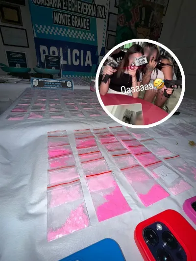 Cocaína rosa y stickers de "Ricky Ricón": Cayó en Quilmes la banda liderada por "Las Reinas del Tusi"
