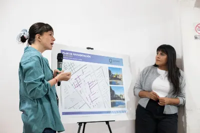 Anunciaron la construcción de 20 nuevos asfaltos en el barrio Santos Vega de Quilmes Oeste