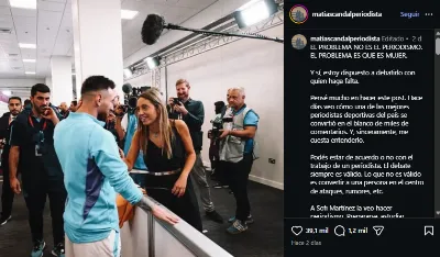 Periodista quilmeño salió en defensa de Sofi Martínez y su publicación se volvió viral