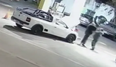 [VIDEO] Agredieron a un empleado de una estación de servicio