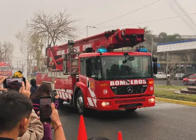 Bomberos de Bernal incorporaron una nueva unidad hidroelevadora