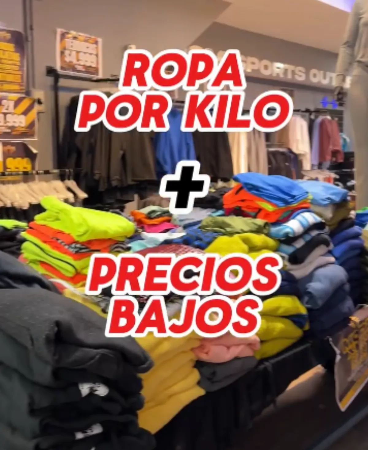 Ropa por kilo: este viernes abre MOM SPORT en la Peatonal Rivadavia