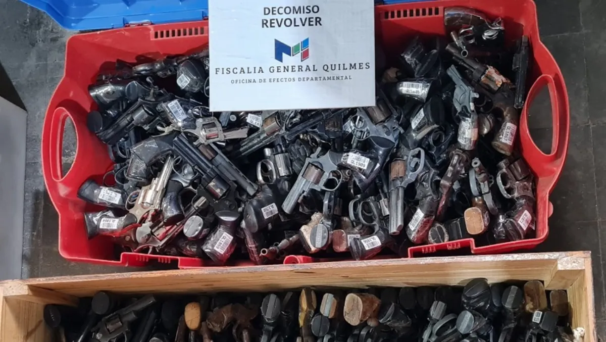 El Departamento Judicial Quilmes decomisó más de 600 armas