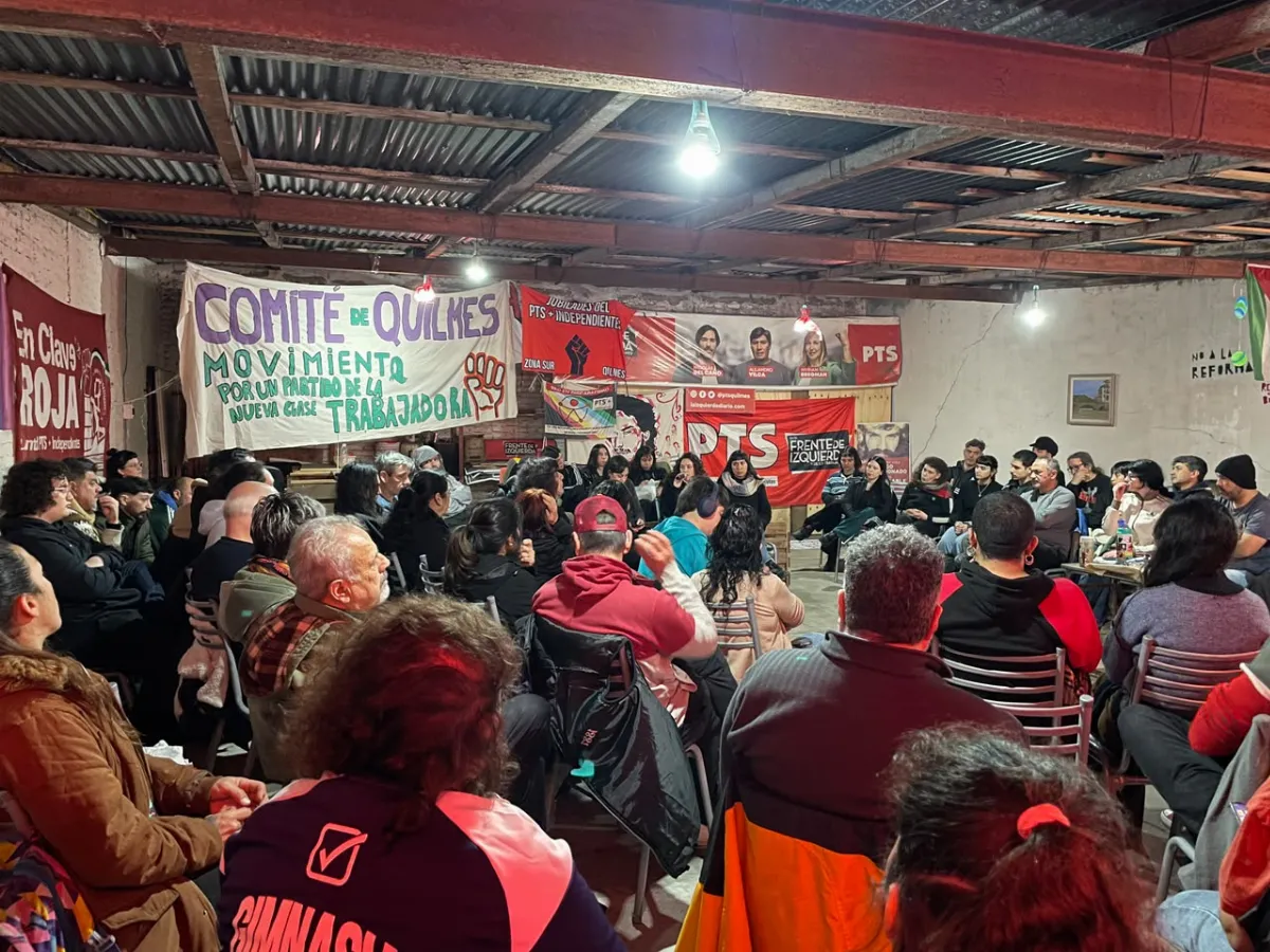 El Comité de Apoyo a Bregman se reunió en Quilmes para organizar la “Marcha de la Bronca”