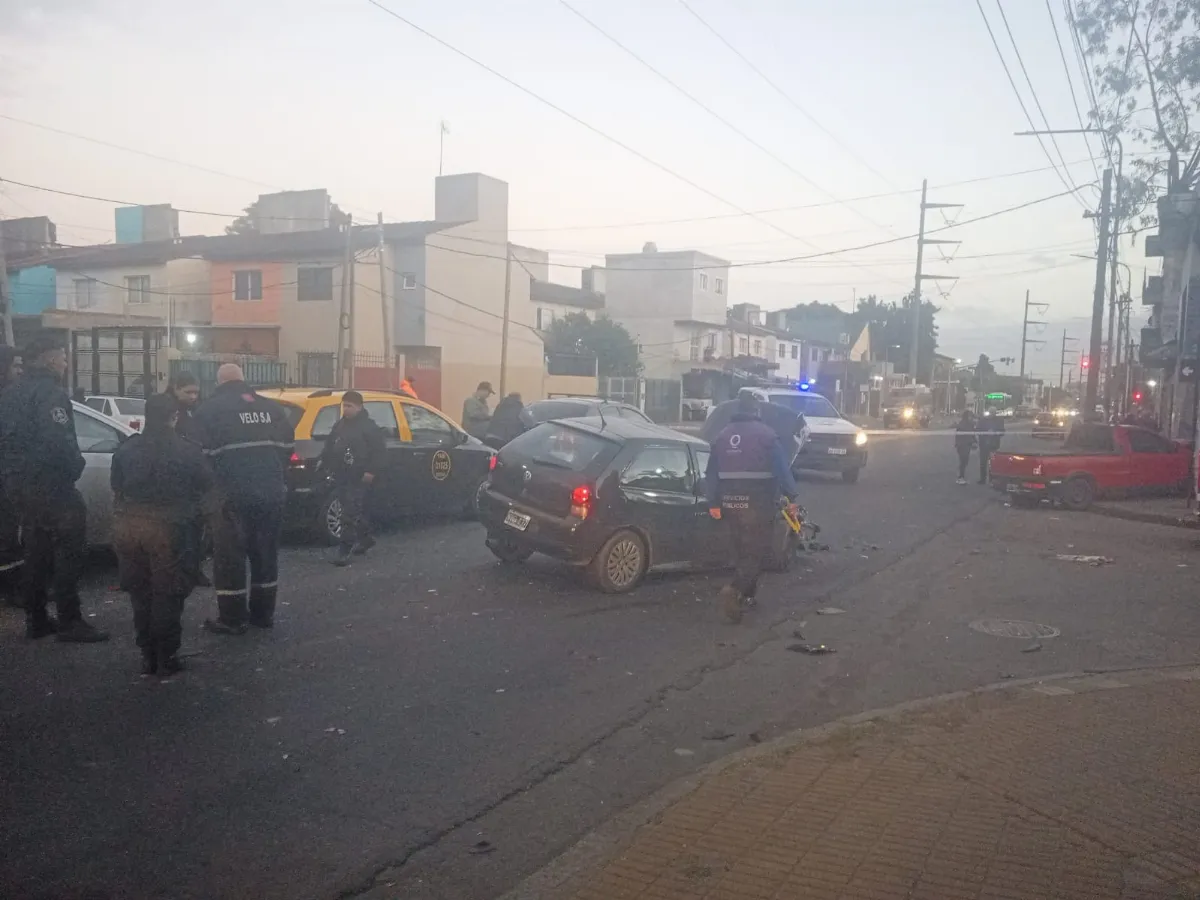 Grave choque múltiple en Quilmes Oeste