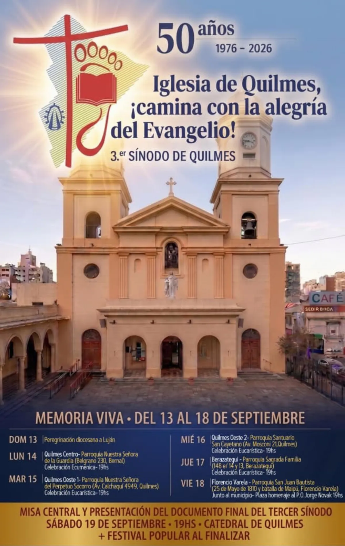 La Diócesis de Quilmes celebra sus 50 años con una gran fiesta de fe y memoria