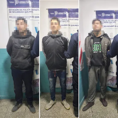 Detuvieron a una banda de "escaladores" que intentaron ingresar a una casa en Quilmes Oeste