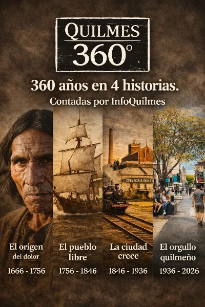 Quilmes cumple 360 años: InfoQuilmes lanza una serie documental con IA para contar la historia de la ciudad