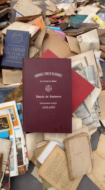 Hallaron cientos de libros históricos tirados frente a la antigua casa de un exintendente de Quilmes