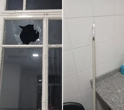 Violencia en el Hospital de Quilmes: un paciente amenazó al personal y provocó destrozos
