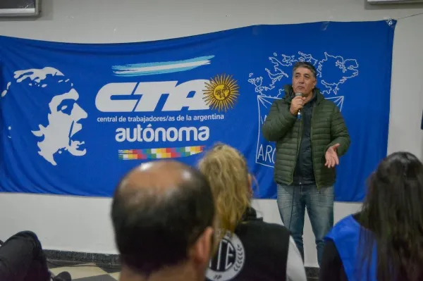 Amplio respaldo a Claudio Arévalo en las elecciones de la CTA Autónoma de Quilmes