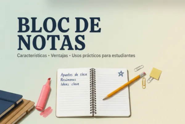 Bloc de notas: características, ventajas y usos prácticos para estudiantes