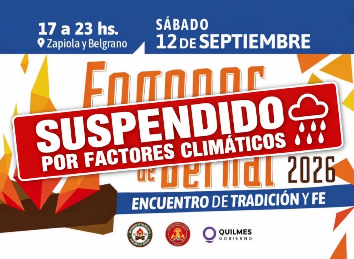 Reprogramaron los Fogones de Bernal por las condiciones climáticas
