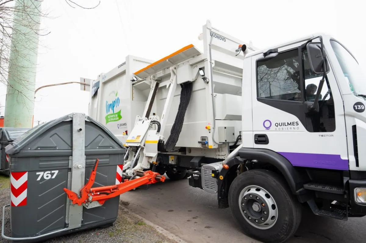 El Municipio de Quilmes sumó un nuevo camión e inició el plan de contenerización en Ezpeleta