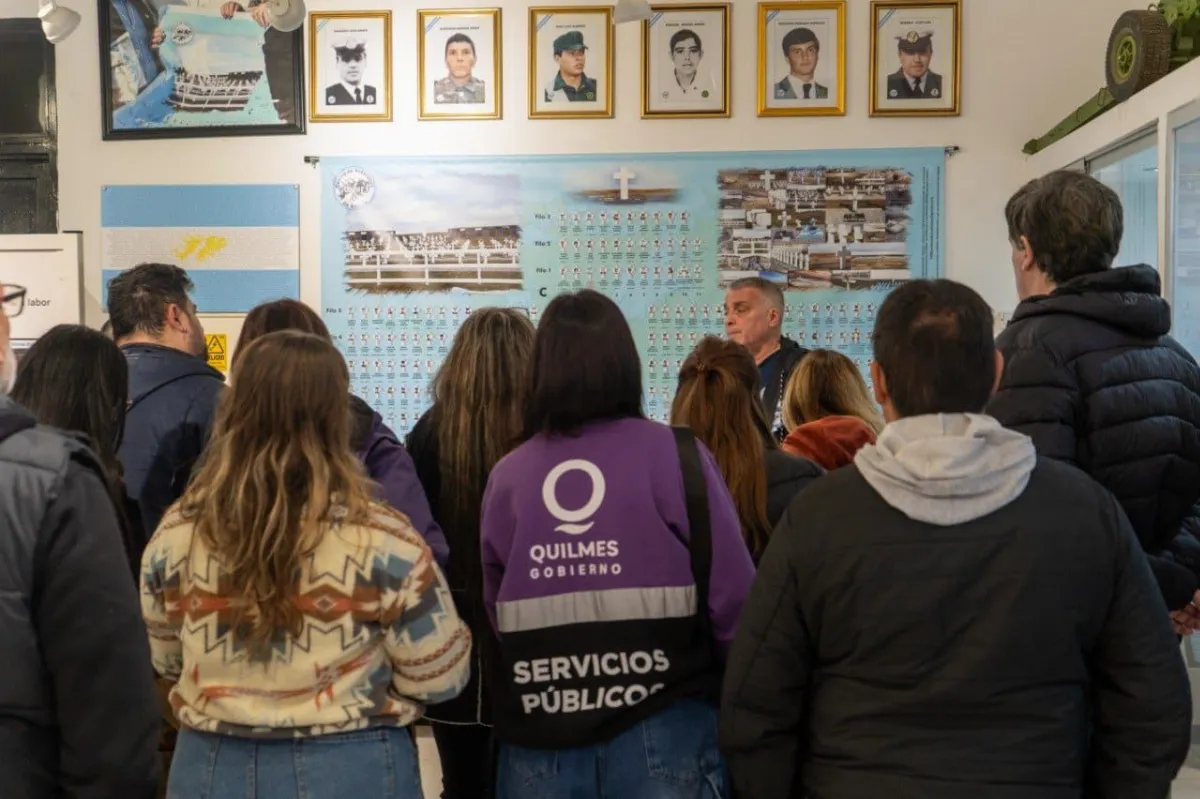 Veteranos de guerra continúan capacitando a empleados municipales en la Causa Malvinas