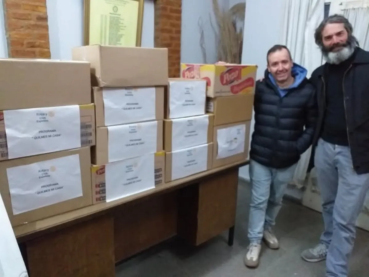 Rotary Club Ezpeleta realizó una nueva donación para personas en situación de calle